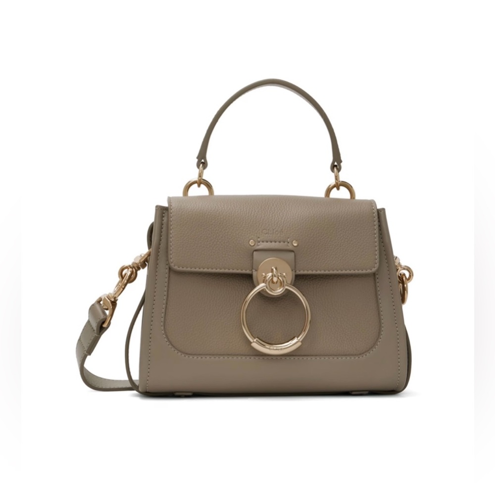 Chloe Mini Tess Day Bag in Motty Grey
